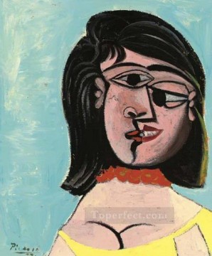  Maar Pintura - Cabeza Mujer Dora Maar 1937 cubista Pablo Picasso